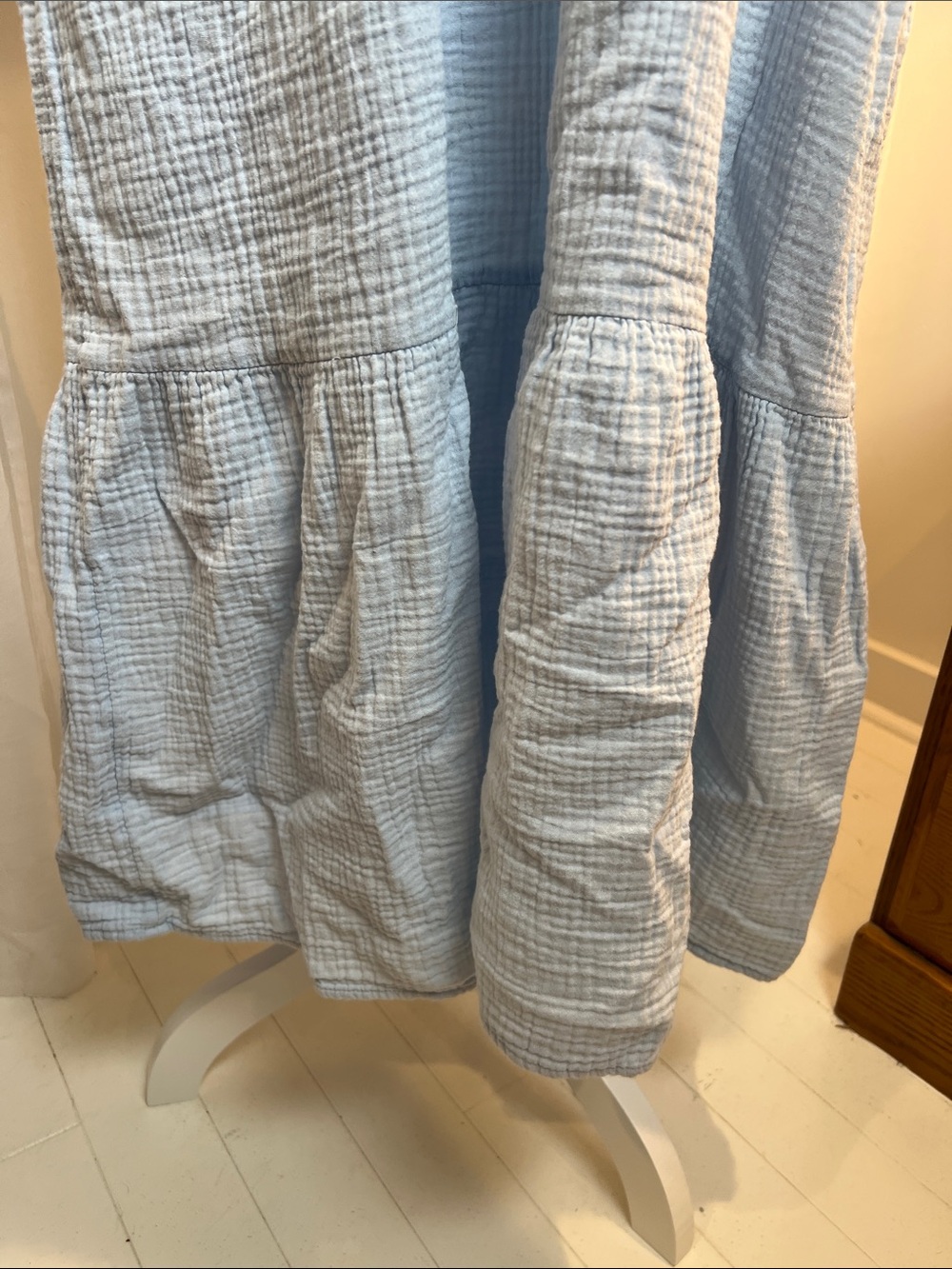 Universal Thread Light Blue Cotton Gauze Maxi Dress size large. - Picture 4 of 10